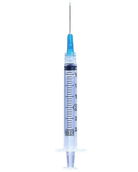 Syringes Pack of 10 – 25 Gauge – 3ml
